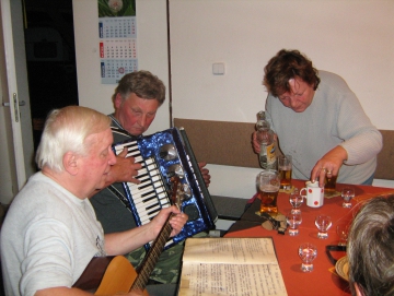 2010 posezení s Vašíčkovými na Stříbrňáku