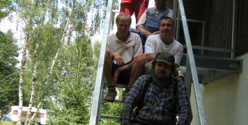 2009 montáž schodiště
